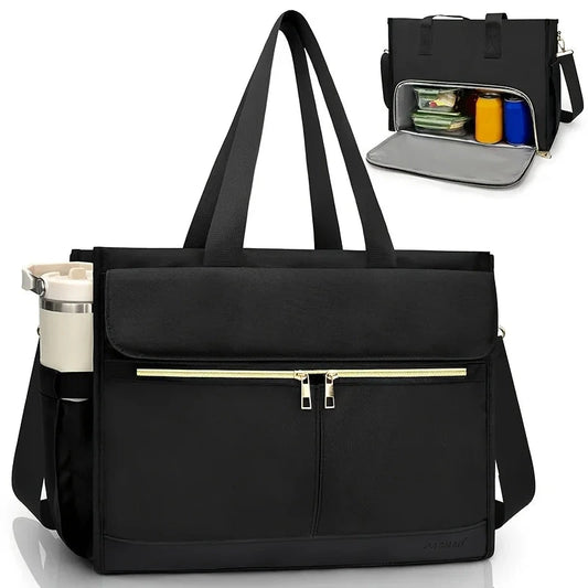 Oxford Cloth Insulated Laptop Lunch Bag