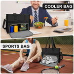 Oxford Cloth Insulated Laptop Lunch Bag