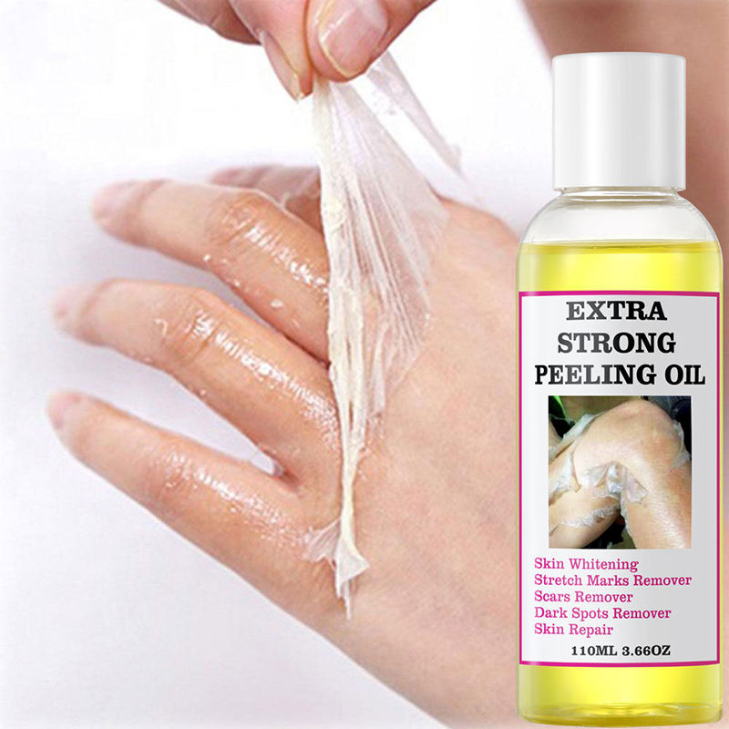 Yellow Body Peeling Oil Exfoliating Skin Care Moisturizing Body Treatment 110ml