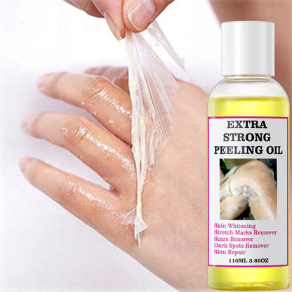 Yellow Body Peeling Oil Exfoliating Skin Care Moisturizing Body Treatment 110ml