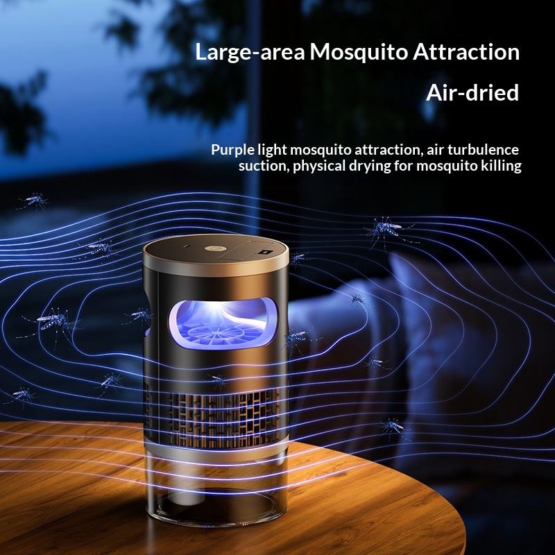 Automatic Purple Light Mosquito Killer Trap with Built-in Battery