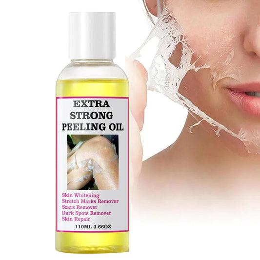 Yellow Body Peeling Oil Exfoliating Skin Care Moisturizing Body Treatment 110ml