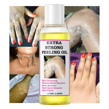 Yellow Body Peeling Oil Exfoliating Skin Care Moisturizing Body Treatment 110ml