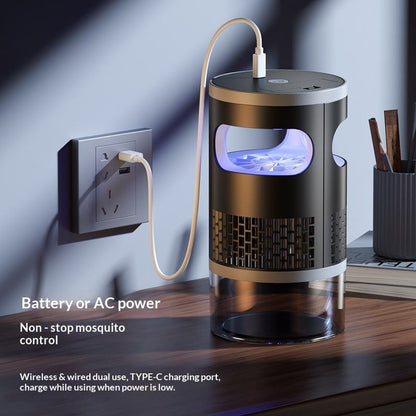 Automatic Purple Light Mosquito Killer Trap with Built-in Battery