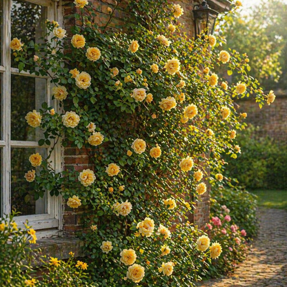 Climbing Rose Flower Seeds 200PCS – Red, Pink & Yellow Garden Roses