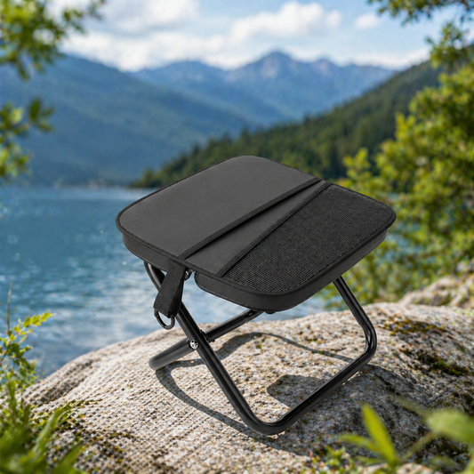 Portable Foldable Backpack Stool – Lightweight Camping & Hiking Seat