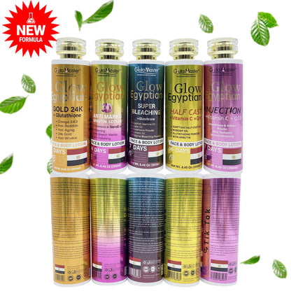 Gluta Master Glow Egyptian Whitening Body & Face Lotion SPF 30 Anti-Wrinkle