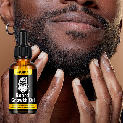 Men's Beard Growth Oil Natural Organic Hair Regrowth Essential Nourishing Oil