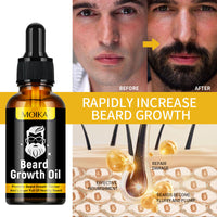 Men's Beard Growth Oil Natural Organic Hair Regrowth Essential Nourishing Oil