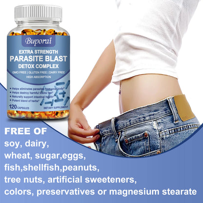 Parasite Blast Detox Complex 120 Capsules | Digestive Cleanse Support