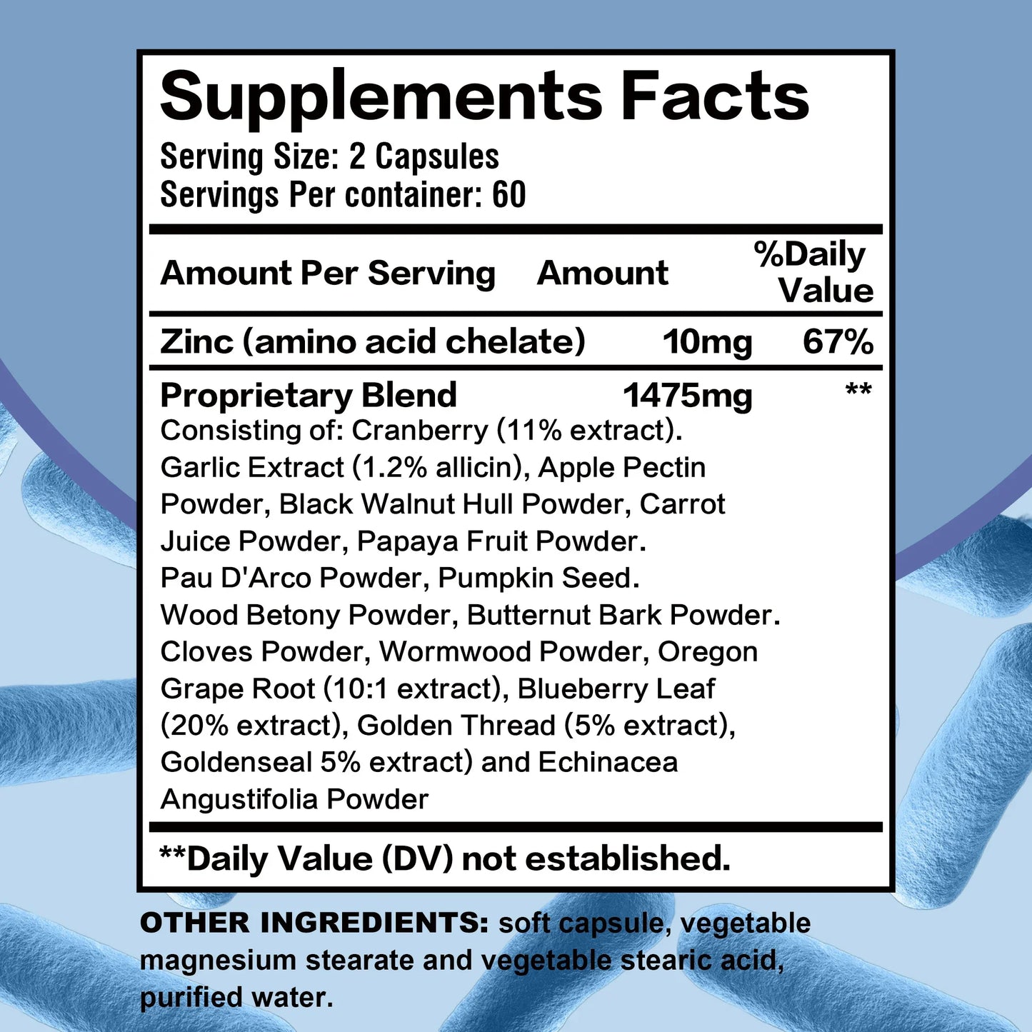 Parasite Blast Detox Complex 120 Capsules | Digestive Cleanse Support