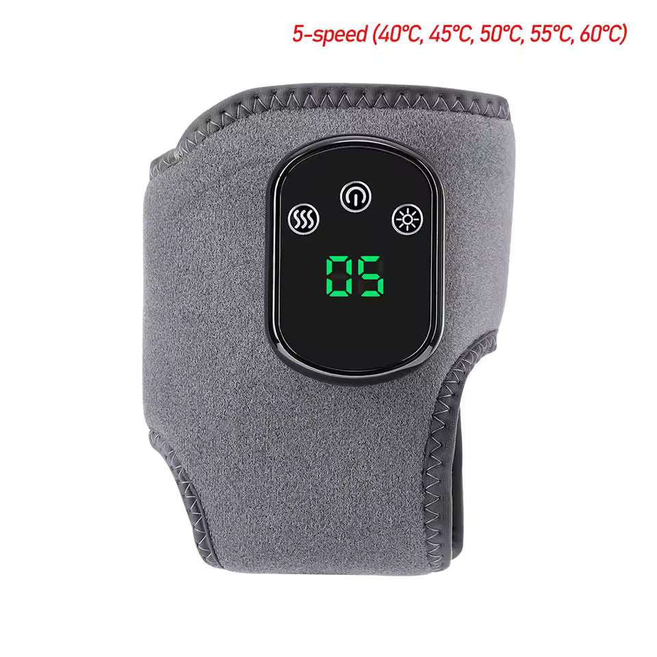 Electric Heated Ankle Massager with Vibration & Compression Support