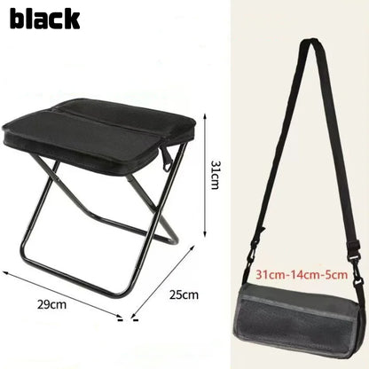 Portable Foldable Backpack Stool – Lightweight Camping & Hiking Seat
