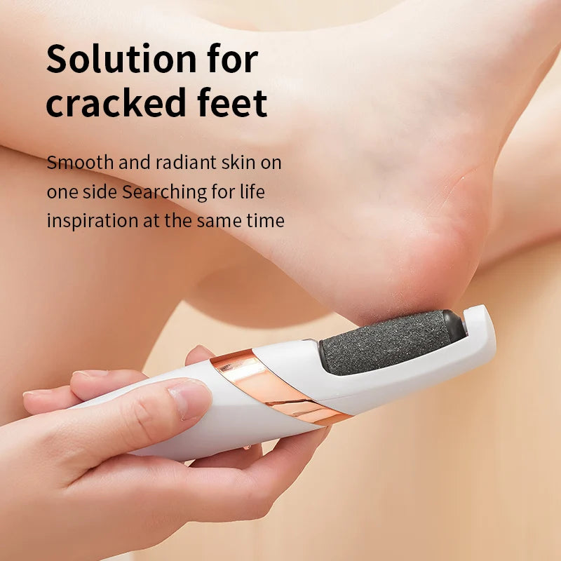 HOMEFISH Electric Foot Callus Remover – Rechargeable Pedicure Grinder