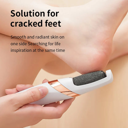 HOMEFISH Electric Foot Callus Remover – Rechargeable Pedicure Grinder