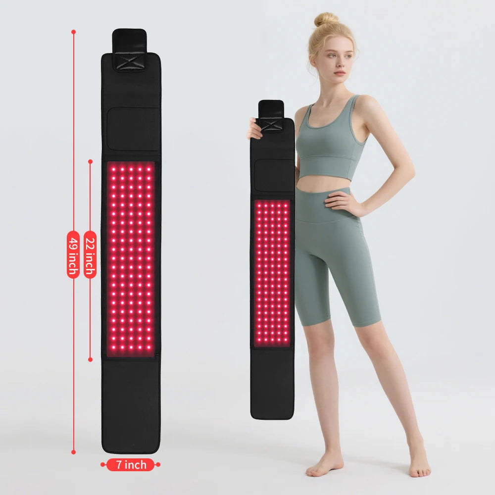 Infrared Red Light Therapy Belt – Body Wrap for Waist & Back Pain Relief