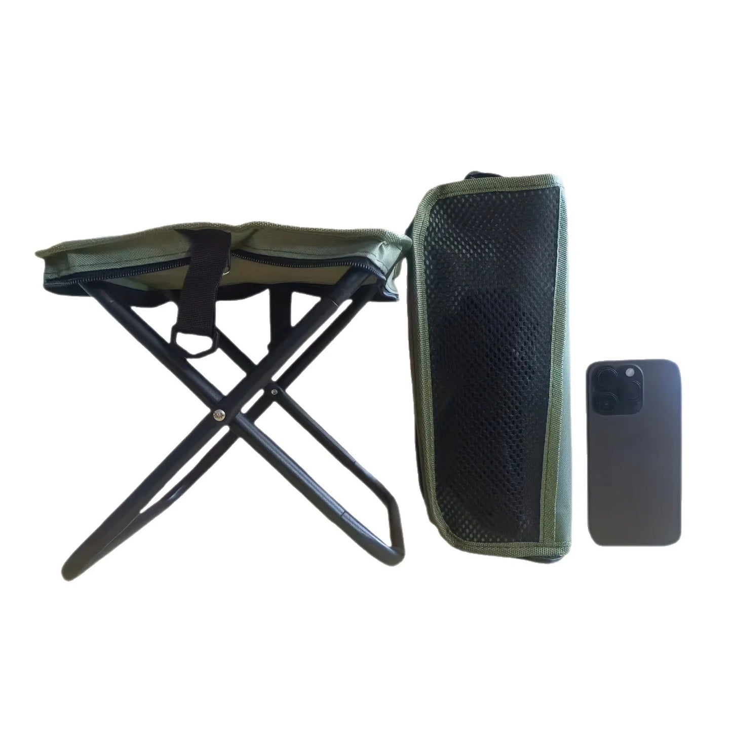 Portable Foldable Backpack Stool – Lightweight Camping & Hiking Seat