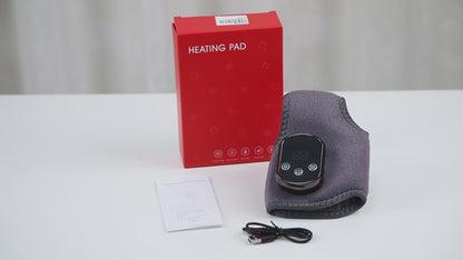 Electric Heated Ankle Massager with Vibration & Compression Support